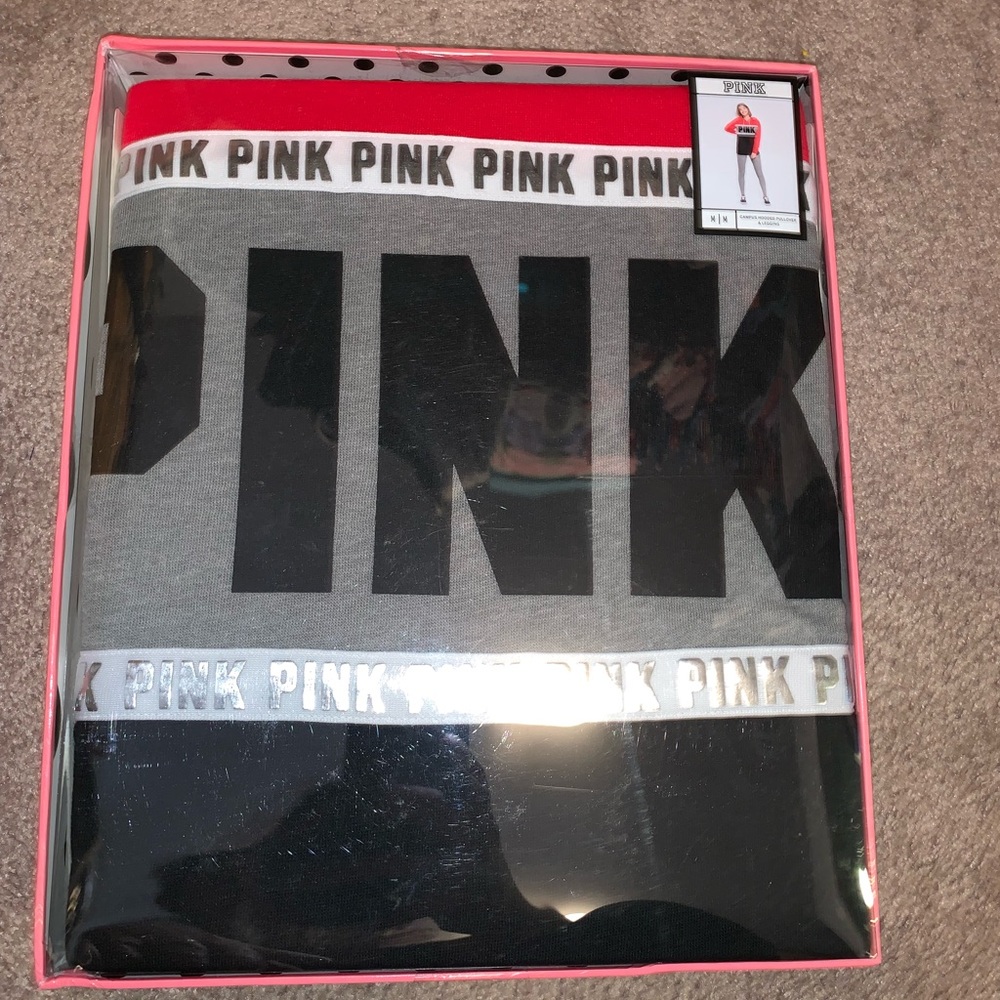 Brand New VS Pink Sweater & Leggings Set